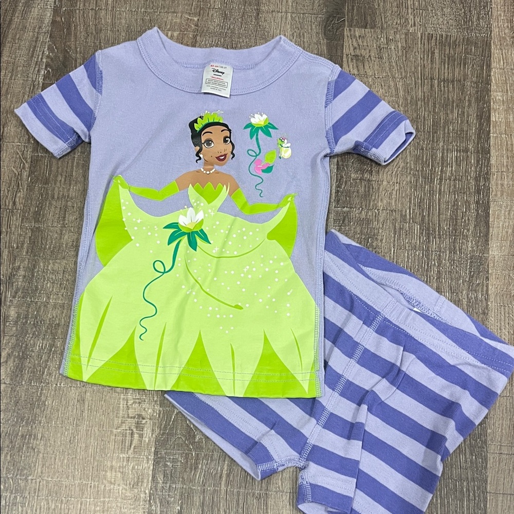 Hanna Andersson Tiana Pajama Set - Lavender and Lime